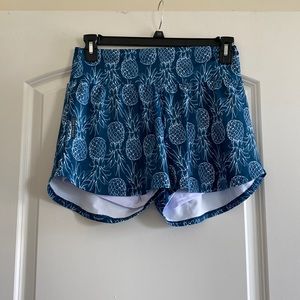 Teal Pineapple Shorts